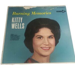 Kitty Wells Burning Memories Vinyl Record